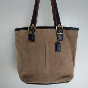 Coach Suede Tote